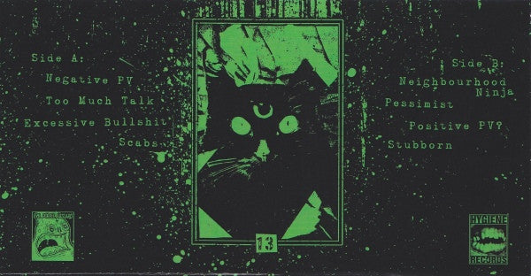 Negative (VINYL 7") *TRANSLUCENT GREEN* | Mint (M) Mint (M) - METAL *NEW/COLOR*