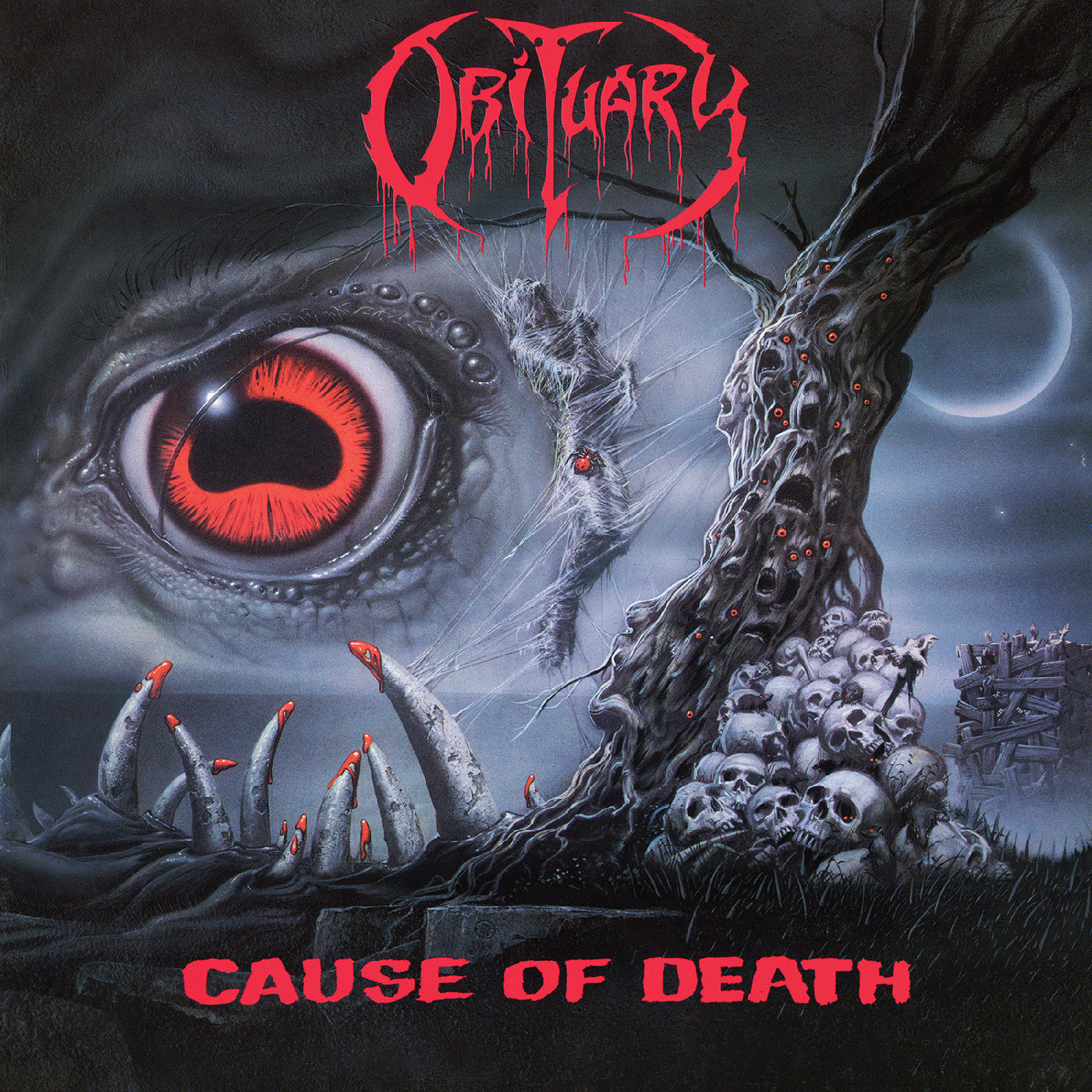 Obituary - (PRESALE 8/7/26) Cause of Death - Remastered (SPLATTER GRAY VINYL LP REAL GONE 2026) | Mint (M) Mint (M) - METAL *NEW/COLOR*