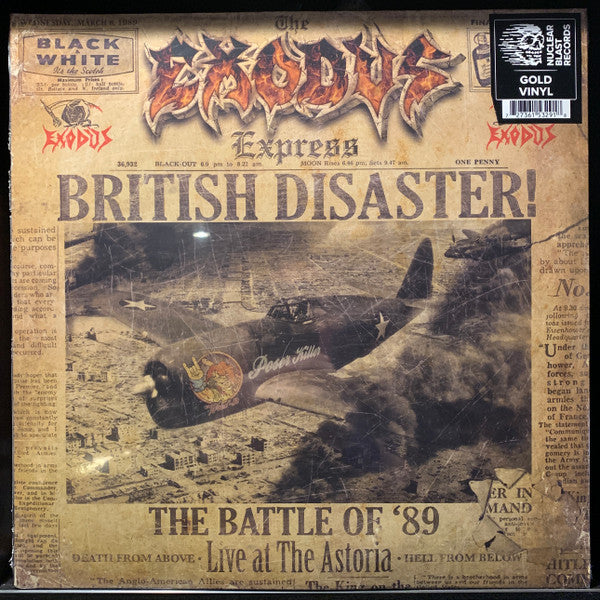 British Disaster! The Battle Of '89 (Live At The Astoria) (GOLD VINYL) | Mint (M) Mint (M) - METAL *NEW/COLOR*