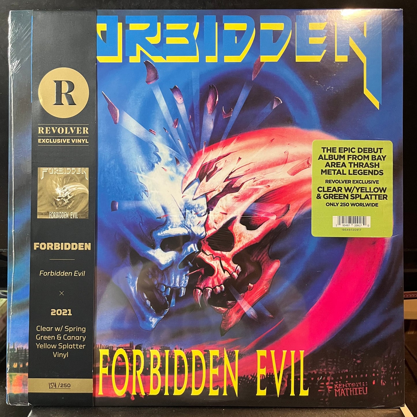 Forbidden - Forbidden Evil (OBI / #154/200 CLEAR YELLOW GREEN SPLATTER VINYL) | - METAL *NEW/COLOR*
