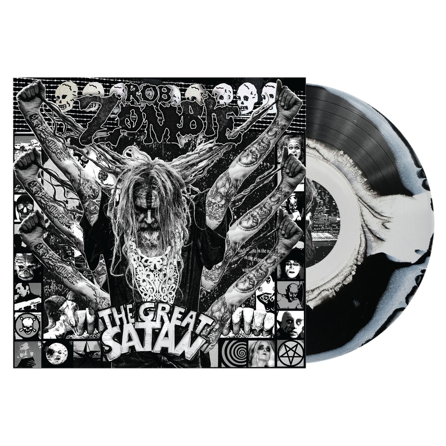 (PRE-ORDER 2/27/26) The Great Satan (Black White Swirl Vinyl) | Mint (M) Mint (M) - METAL *NEW/COLOR*