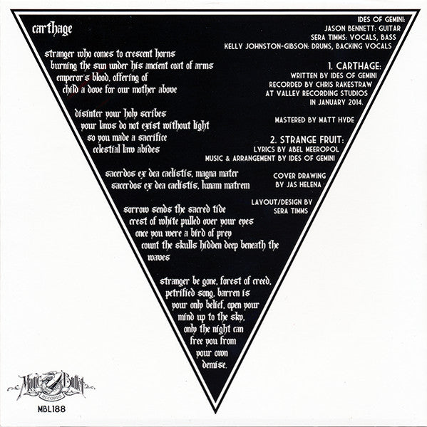 Carthage (7" VINYL) | Mint (M) Mint (M) - METAL *NEW*