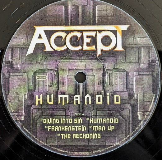 Accept Humanoid LP Mint (M) Mint (M)