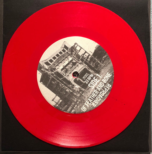 Of Feather And Bone / Reproacher Split (RED VINYL 7") | Mint (M) Mint (M) - METAL/PUNK *NEW/COLOR*
