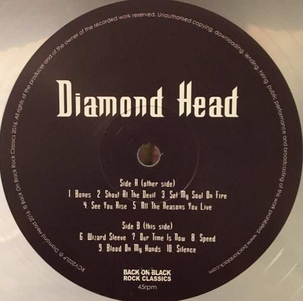 Diamond Head (CLEAR & 7" VINYL) | Mint (M) Mint (M)
