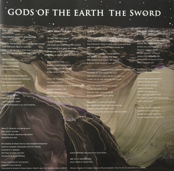 Gods Of The Earth (COLOR VINYL) *CREASE* | Mint (M) Excellent (EX) - METAL *SEALED/COLOR*
