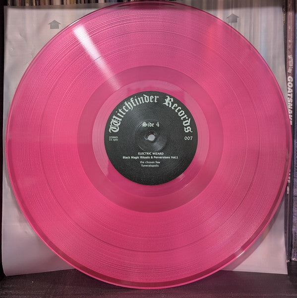 Black Magic Rituals & Perversions Vol.1 (PINK VINYL)(SPLIT SEAM) | Mint (M) Very Good Plus (VG+) - METAL *SEALED/COLOR*