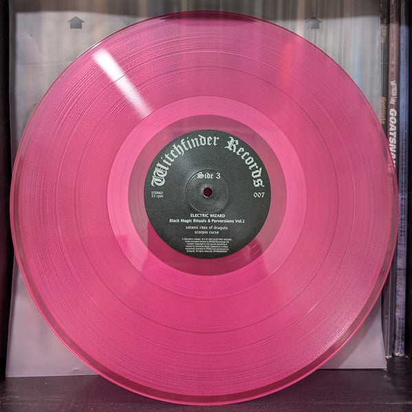 Black Magic Rituals & Perversions Vol.1 (PINK VINYL)(SPLIT SEAM) | Mint (M) Very Good Plus (VG+) - METAL *SEALED/COLOR*