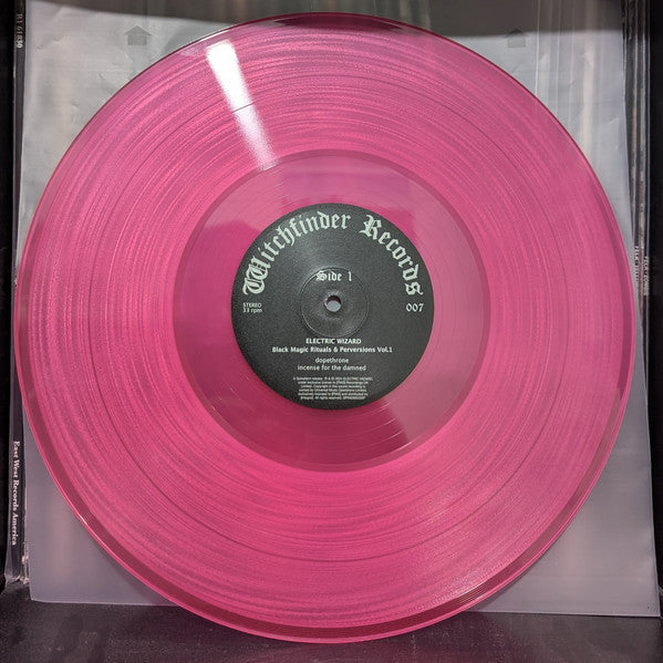 Black Magic Rituals & Perversions Vol.1 (PINK VINYL)(SPLIT SEAM) | Mint (M) Very Good Plus (VG+) - METAL *SEALED/COLOR*