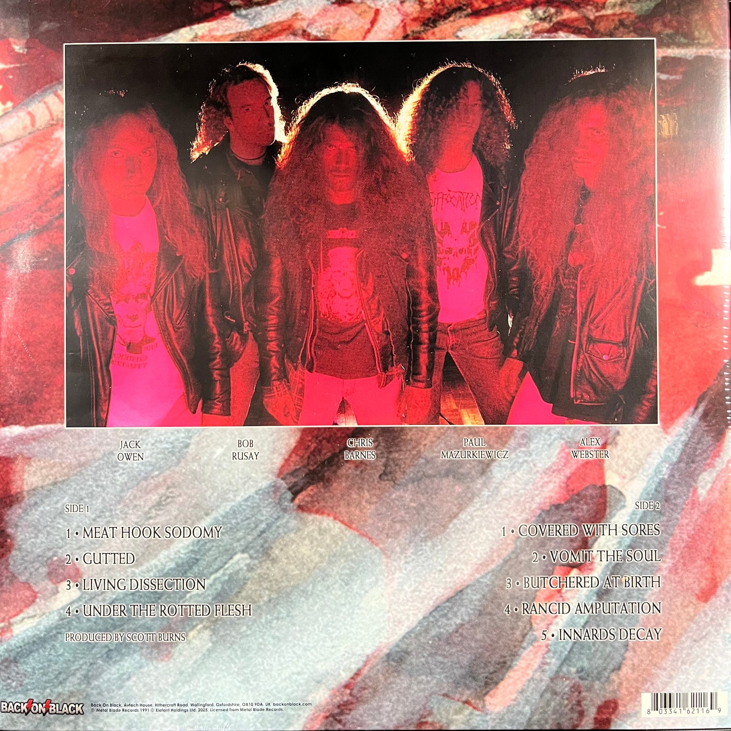 BUTCHERED AT BIRTH (WHITE W/ RED SPLATTER VINYL) | Mint (M) Mint (M) - METAL *SEALED/COLOR*
