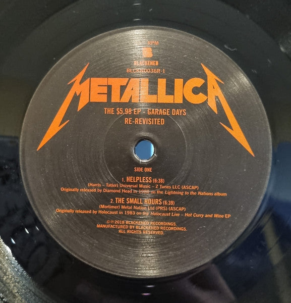 The $5.98 E.P. - Garage Days Re-Revisited (VINYL) | Mint (M) Mint (M) - METAL *SEALED*