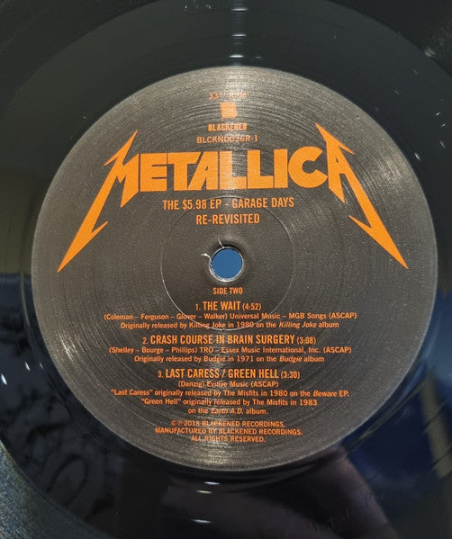 The $5.98 E.P. - Garage Days Re-Revisited (VINYL) | Mint (M) Mint (M) - METAL *SEALED*