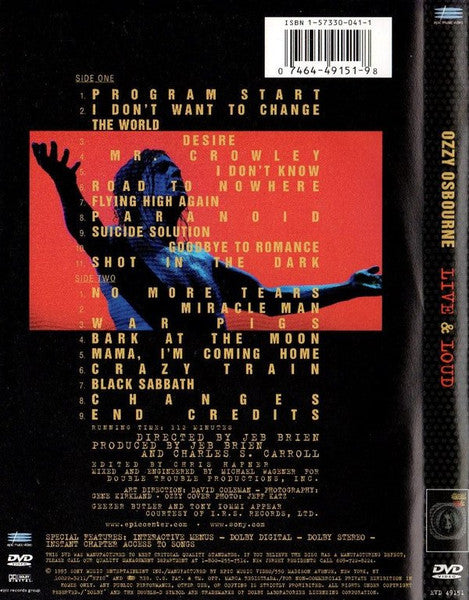 Live & Loud (DVD) | Mint (M) Mint (M) - METAL *SEALED*