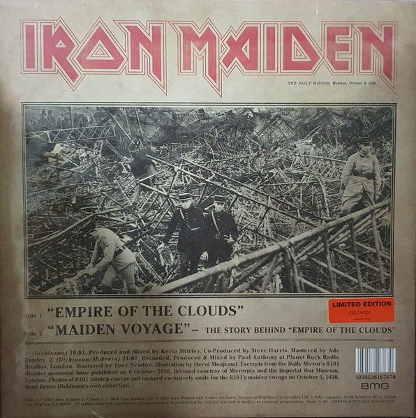 Empire Of The Clouds (RSD PICTURE VINYL) | Mint (M) Mint (M) - METAL *SEALED*