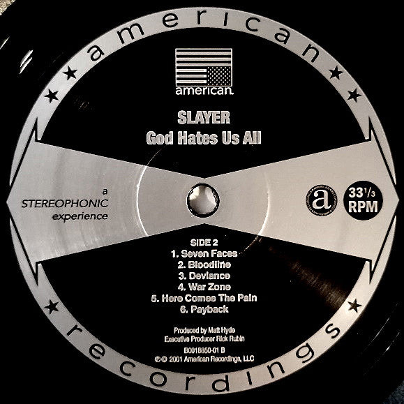 God Hates Us All (VINYL) | Mint (M) Mint (M) - METAL *SEALED*