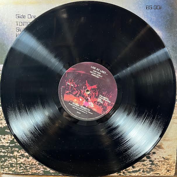 Live At Last (VINYL) | Excellent+ (EX+) Excellent+ (EX+) - METAL / USED *EXCELLENT+*