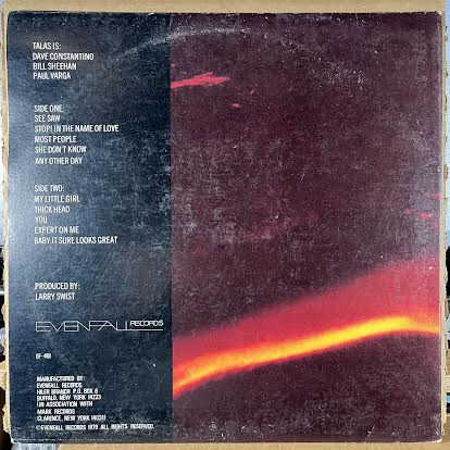 Talas (VINYL) | Excellent (EX) Very Good Plus (VG+) - METAL / USED *EXCELLENT*
