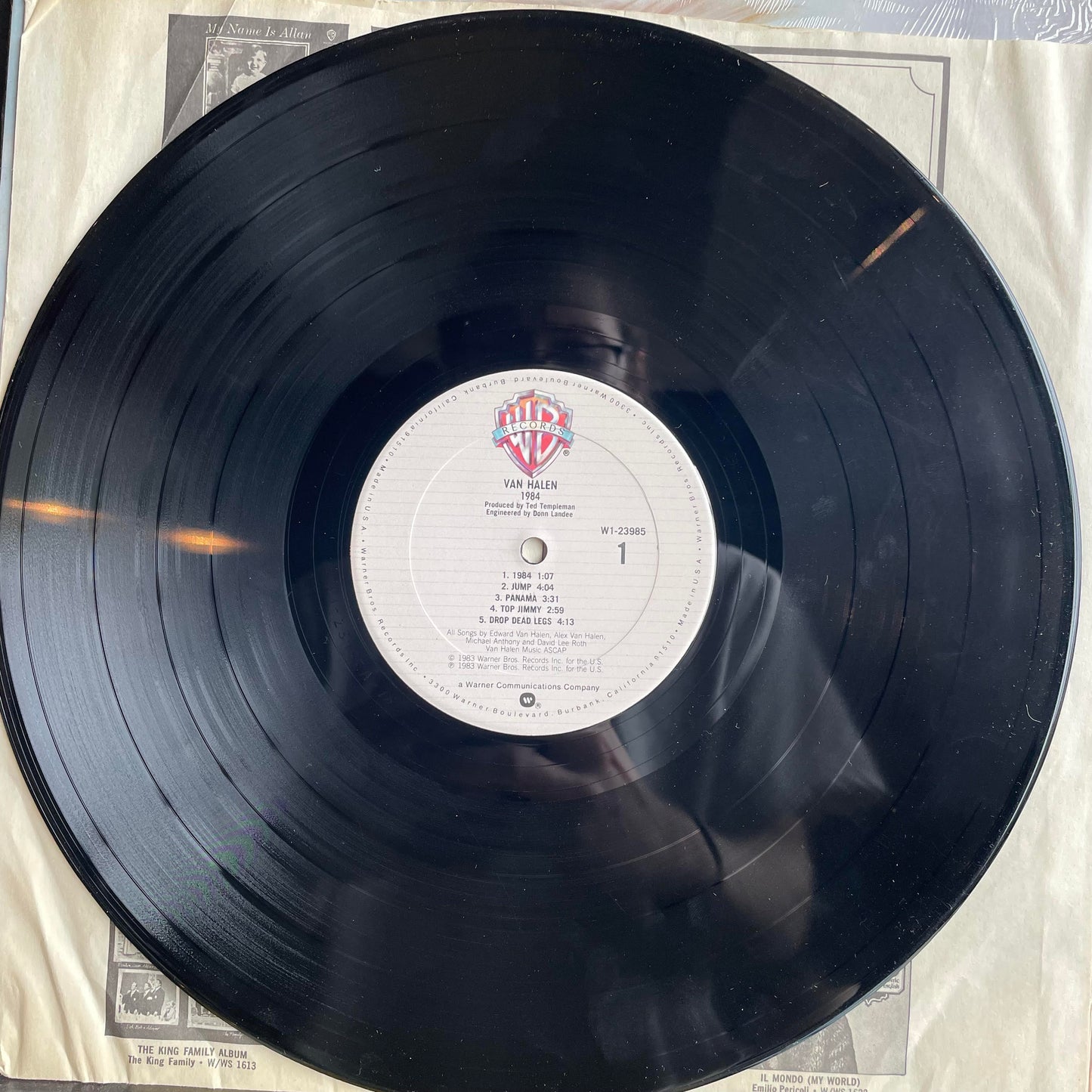 1984 (VINYL) | Excellent (EX) Near Mint (NM or M-) - METAL / USED *EXCELLENT*