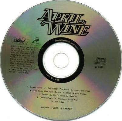 April Wine - Oowatanite (CD) | Excellent (EX) Excellent (EX) - METAL / USED *EXCELLENT*