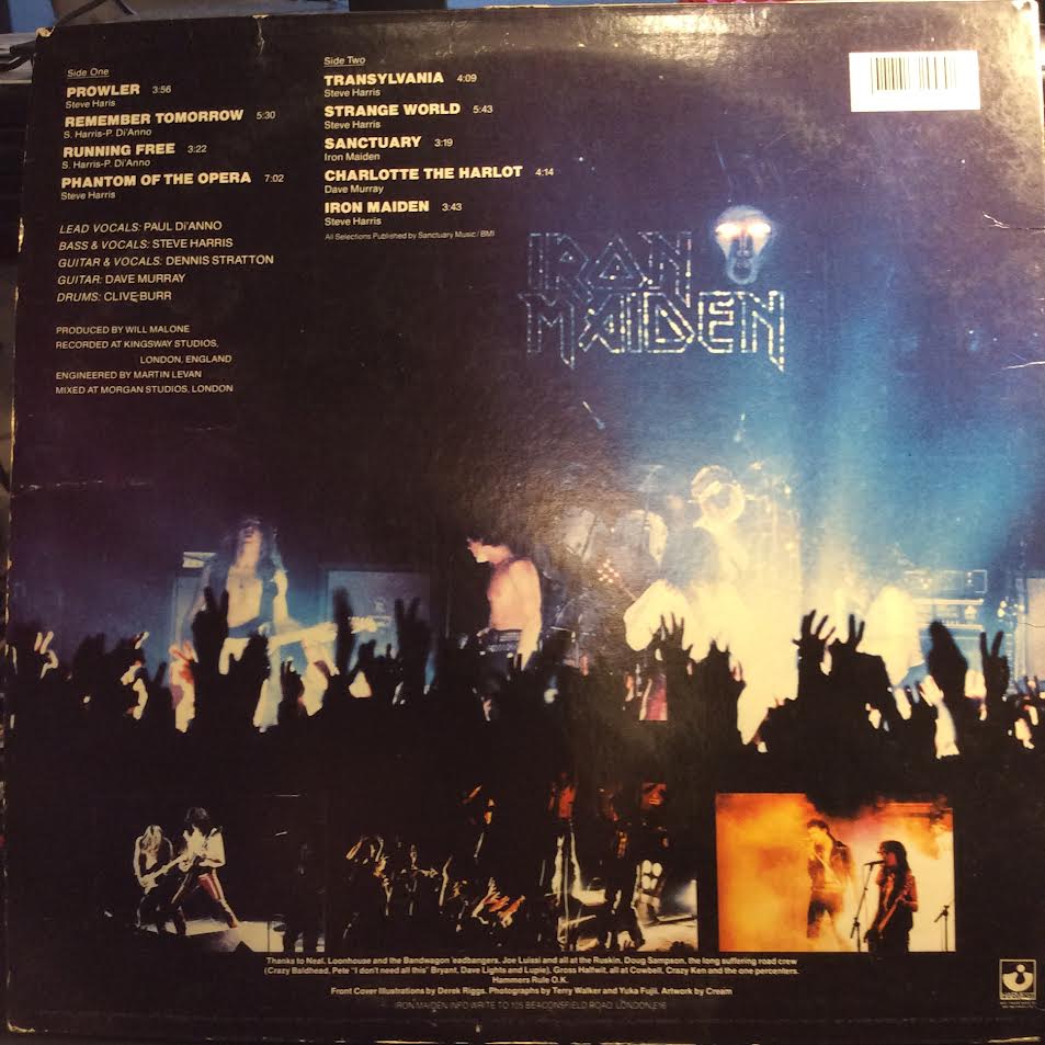 Iron Maiden (VINYL) | Excellent (EX) Excellent (EX) - METAL / USED *EXCELLENT*