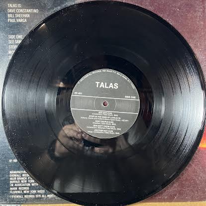 Talas (VINYL) | Excellent (EX) Very Good Plus (VG+) - METAL / USED *EXCELLENT*