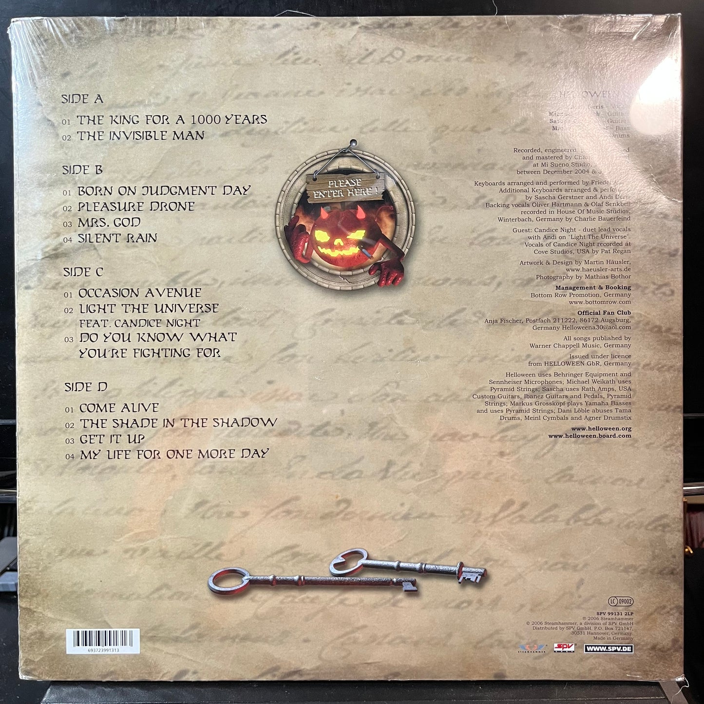 Helloween - Keeper Of The Seven Keys - The Legacy (VINYL 2xLP STEAMHAMMER 0028191 2006) | Mint (M) Mint (M) - METAL / USED *MINT*