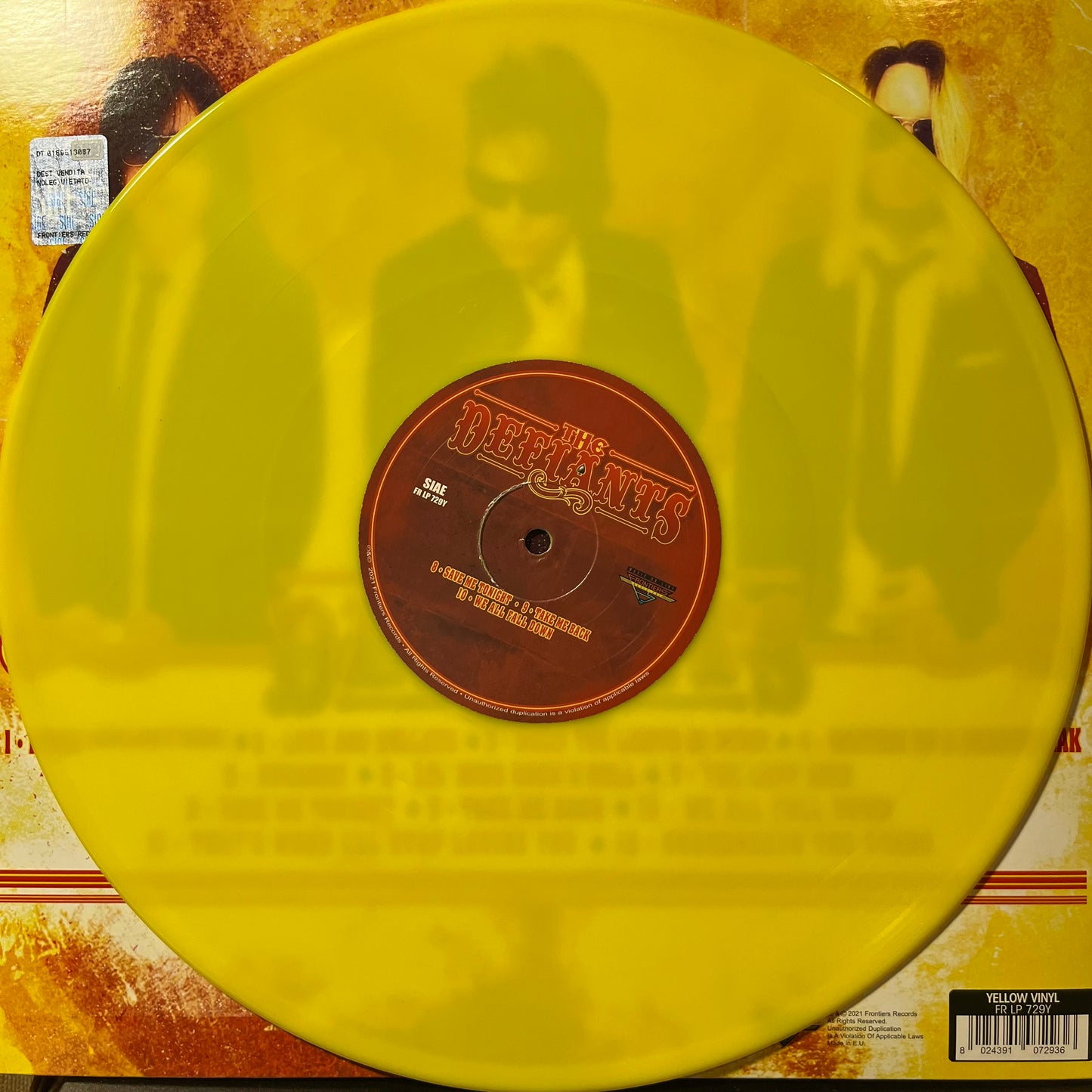 The Defiants (2xYELLOW VINYL) | Near Mint (NM or M-) Near Mint (NM or M-) - METAL / USED *NEAR MINT+*