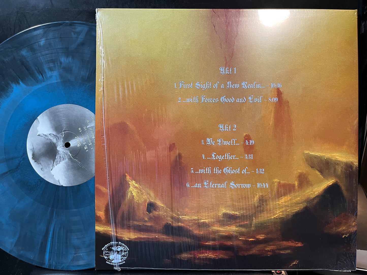 Eldamar - Astral Journeys Pt. I: Creation (BLUE & BLACK GALAXY VINYL LP NORTHERN SILENCE PRODUCTIONS NSP 301 2024) | USED Near Mint (NM or M-) Near Mint (NM) - METAL / USED *NEAR MINT/COLOR*
