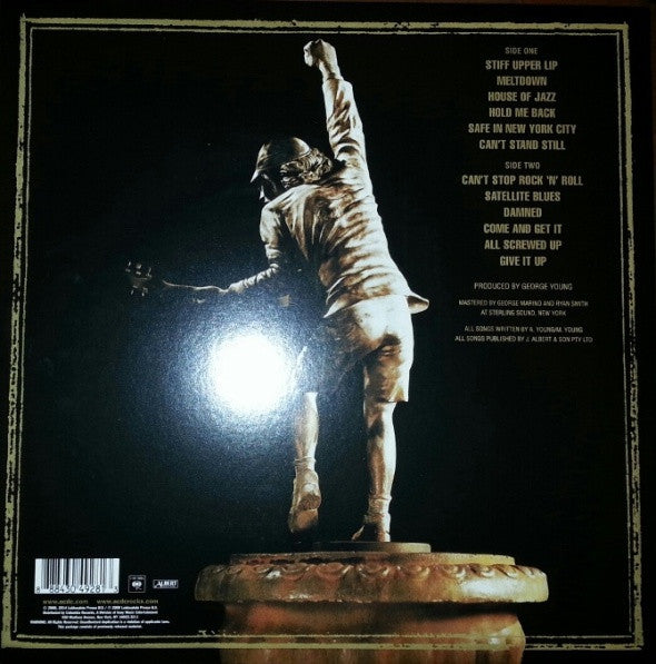 Stiff Upper Lip (VINYL) | Near Mint (NM or M-) Near Mint (NM or M-) - METAL / USED *NEAR MINT*