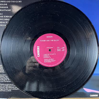 Power & The Glory (VINYL) | Near Mint (NM or M-) Near Mint (NM or M-) - METAL / USED *NEAR MINT*