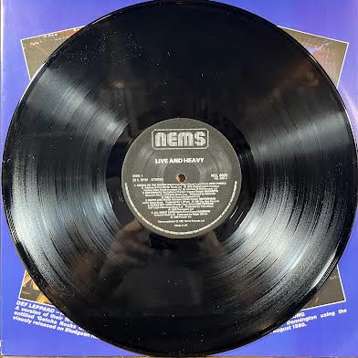 Live And Heavy (VINYL) | Near Mint (NM or M-) Near Mint (NM or M-) - METAL / USED *NEAR MINT*