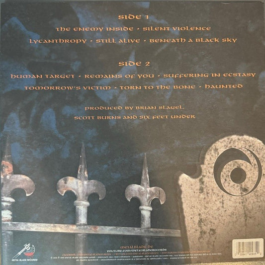 Six Feet Under - Haunted (ORANGE BLACK DUST VINYL LP METAL BLADE 3984-14093-5 2024) | Near Mint (NM or M-) Near Mint (NM) - METAL / USED *NEAR MINT*
