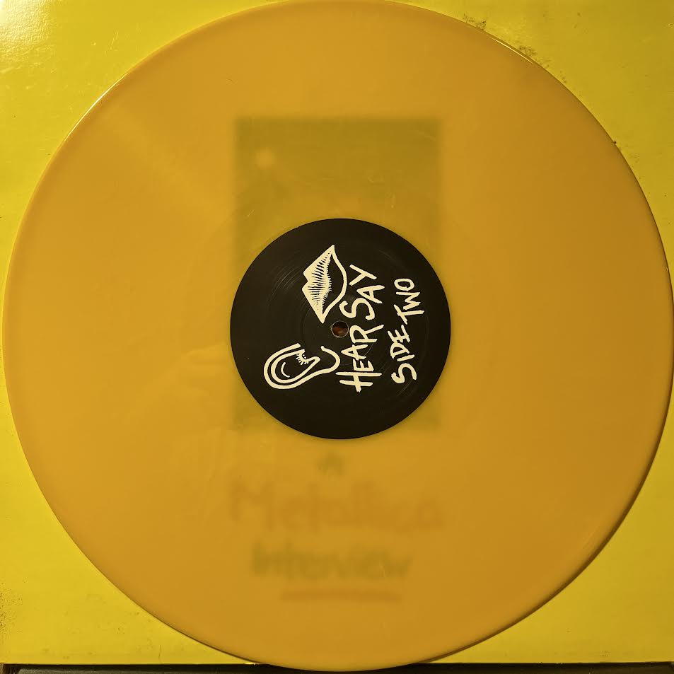 Stand Up And Shout - A Metallica Interview ( YELLOW VINYL) | Near Mint (NM) Excellent+ (EX+) - METAL / USED *NEAR MINT*