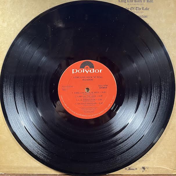 Long Live Rock 'N' Roll (VINYL) | Near Mint (NM or M-) Excellent (EX) - METAL / USED *NEAR MINT*