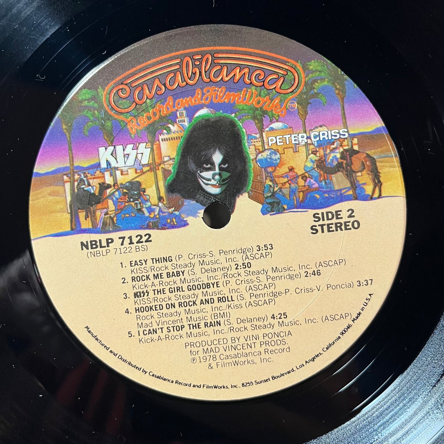 Peter Criss (VINYL) | Near Mint (NM or M-) Excellent+ (EX+) - METAL / USED *NEAR MINT*