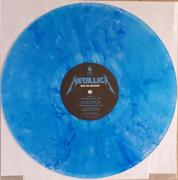 Ride The Lightning (BLUE VINYL) | Near Mint (NM or M-) Near Mint (NM or M-) - METAL / USED *NEAR MINT*