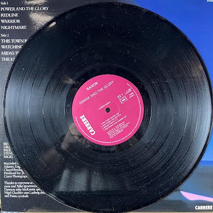 Power & The Glory (VINYL) | Near Mint (NM or M-) Near Mint (NM or M-) - METAL / USED *NEAR MINT*