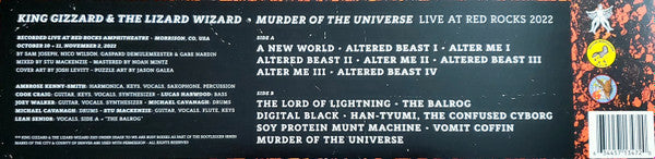 Murder Of The Universe (Live At Red Rocks 2022) | Near Mint (NM) Mint (M) - METAL / USED *NEAR MINT*
