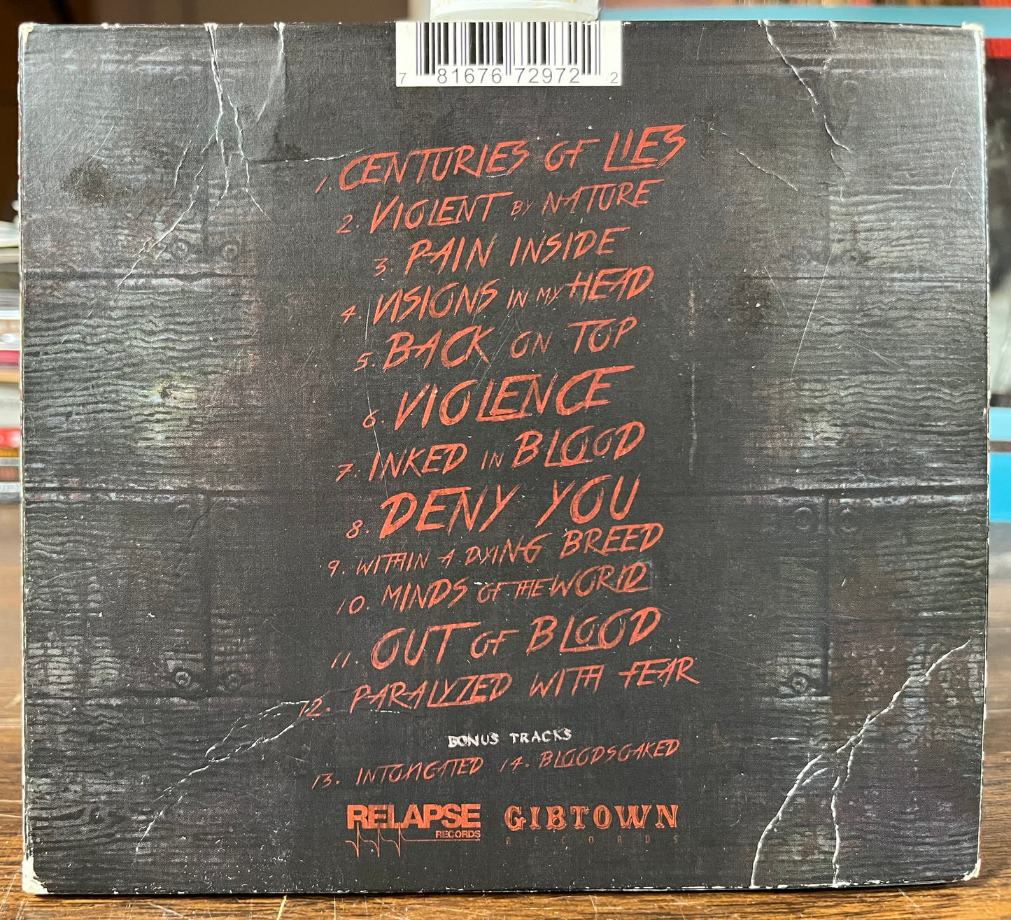 Inked In Blood (SIGNED CD) | Near Mint (NM or M-) Very Good (VG) - METAL / USED *NEAR MINT*