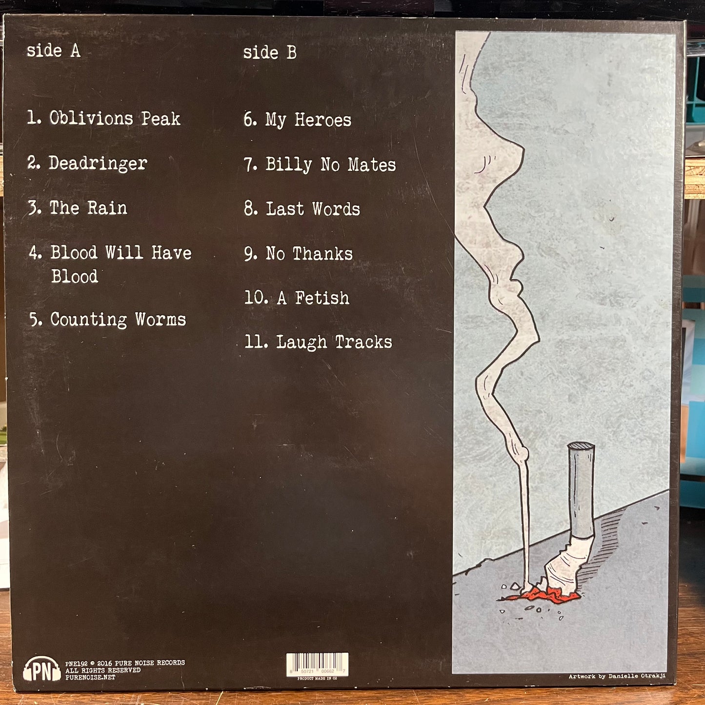 Laugh Tracks (SIGNED WHITE VINYL) | Near Mint (NM or M-) Near Mint (NM or M-) - METAL / USED *NEAR MINT*