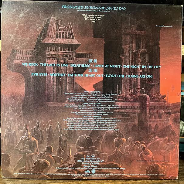 The Last In Line (VINYL) | Near Mint (NM or M-) Excellent+ (EX+) - METAL / USED *NEAR MINT*