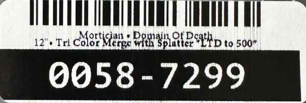 Domain Of Death (VINYL) | Near Mint (NM) Near Mint (NM) - METAL / USED *NEAR MINT*