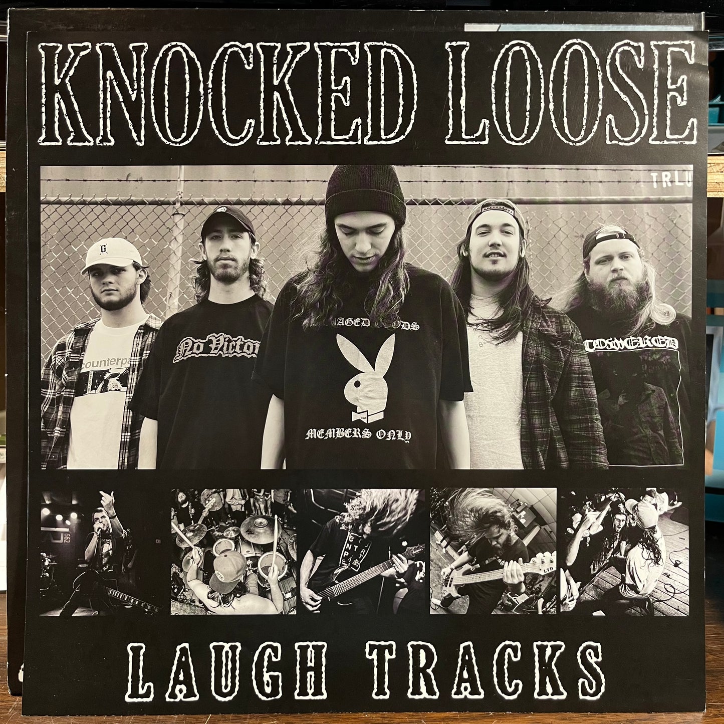 Laugh Tracks (SIGNED WHITE VINYL) | Near Mint (NM or M-) Near Mint (NM or M-) - METAL / USED *NEAR MINT*