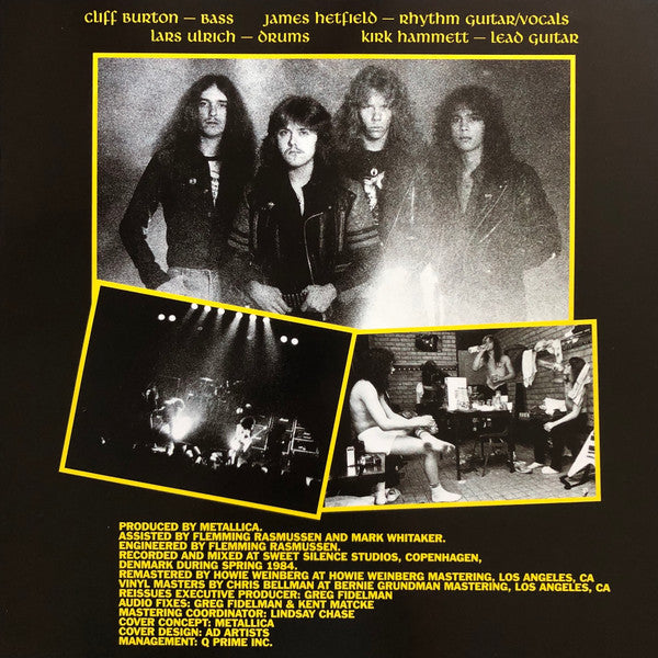 Ride The Lightning (BLUE VINYL) | Near Mint (NM or M-) Near Mint (NM or M-) - METAL / USED *NEAR MINT*