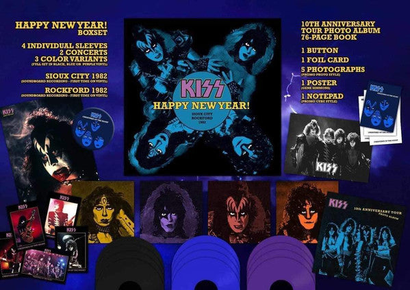 Happy New Year! Sioux City & Rockford 1982 (VINYL BOX SET) | Near Mint (NM or M-) Near Mint (NM or M-) - METAL / USED *NEAR MINT*