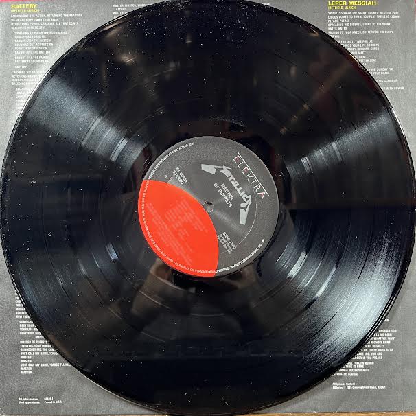 Master Of Puppets (VINYL) | Near Mint (NM or M-) Excellent (EX) - METAL / USED *NEAR MINT*