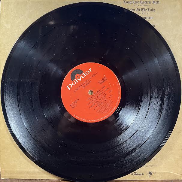 Long Live Rock 'N' Roll (VINYL) | Near Mint (NM or M-) Excellent (EX) - METAL / USED *NEAR MINT*