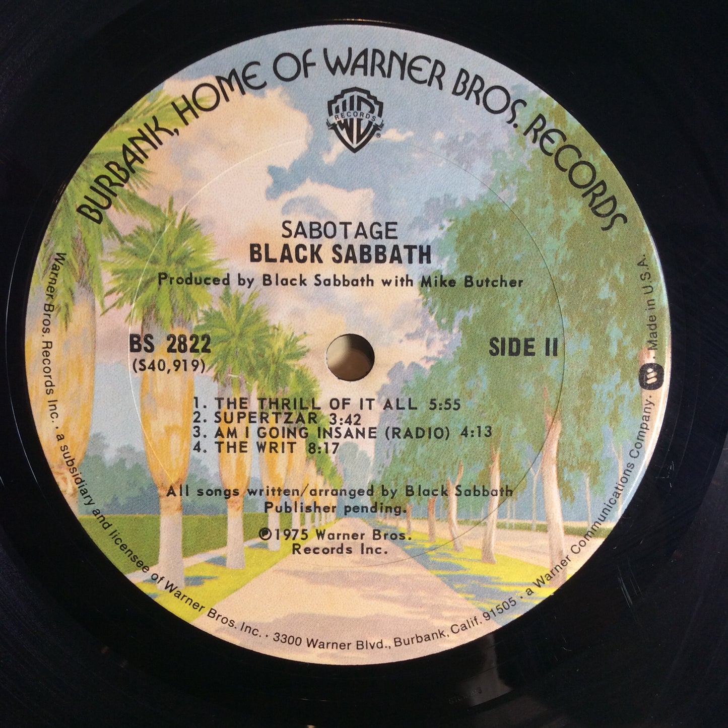 Sabotage (VINYL) | Very Good Plus (VG+) Good Plus (G+) - METAL / USED *VERY GOOD+*