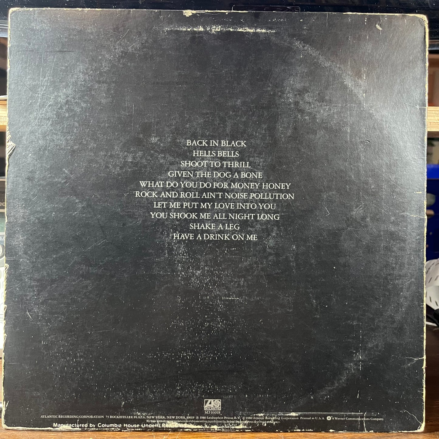 Back In Black (VINYL) | Very Good Plus Plus (VG++) Very Good (VG) - METAL / USED *VERY GOOD++*