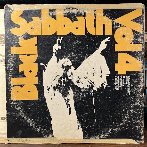Black Sabbath Vol. 4 (VINYL) | Very Good (VG) Good (G) - METAL / USED *VERY GOOD*